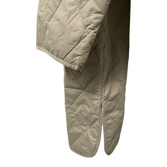 Michael Stars Sonnet Snap-Front Lightweight Quilted Coat Light Olive Size 2X NWT - Picture 6 of 15